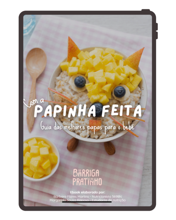 E-book com a papinha feita